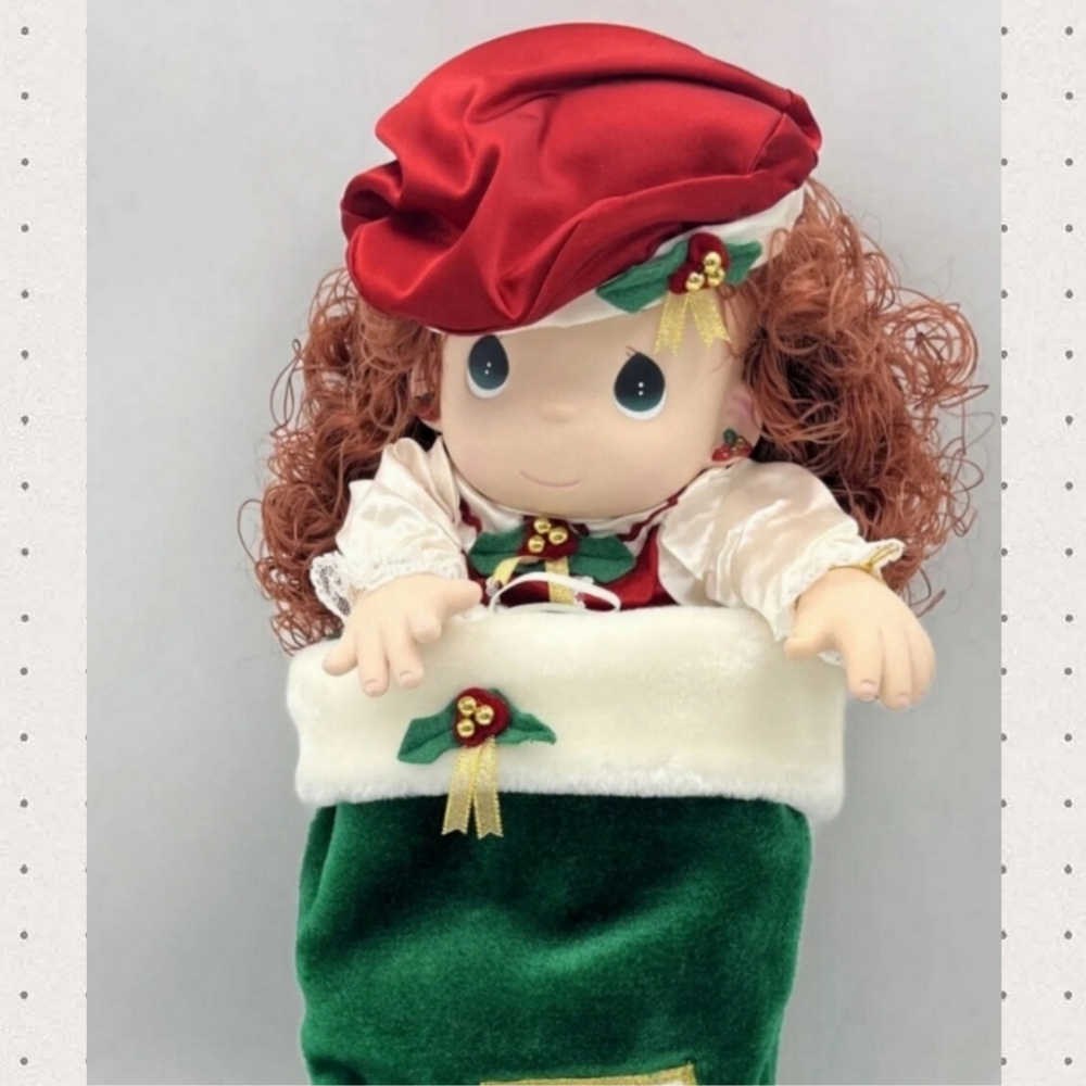 Precious Moments Retired Vintage 1999 Holly Christmas Doll Collection NIB